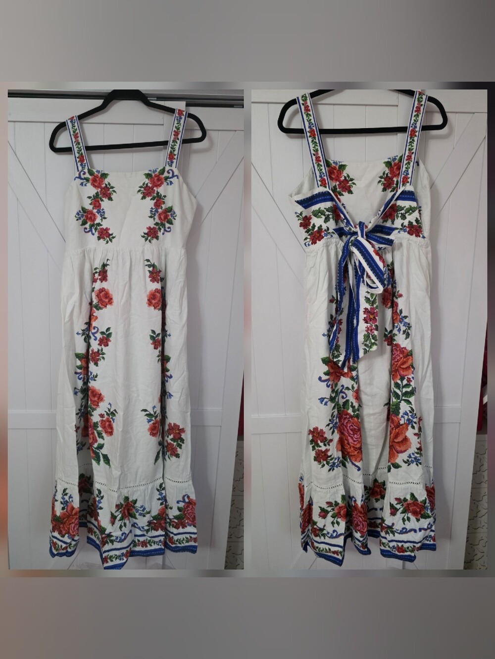 Farm Rio Off-White Flower Tapestry Maxidress - Picture 6 of 6